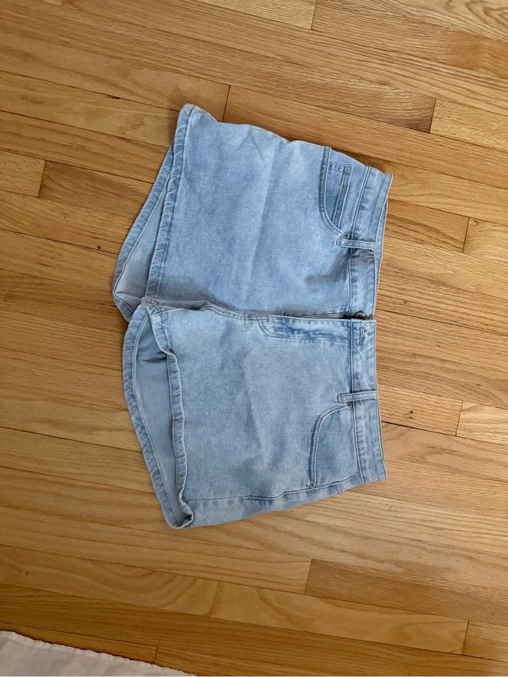 Amazon Light Blue Denim Jean Shorts for Women